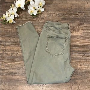 Lane Bryant Sz 16 Olive Skinny Jeans